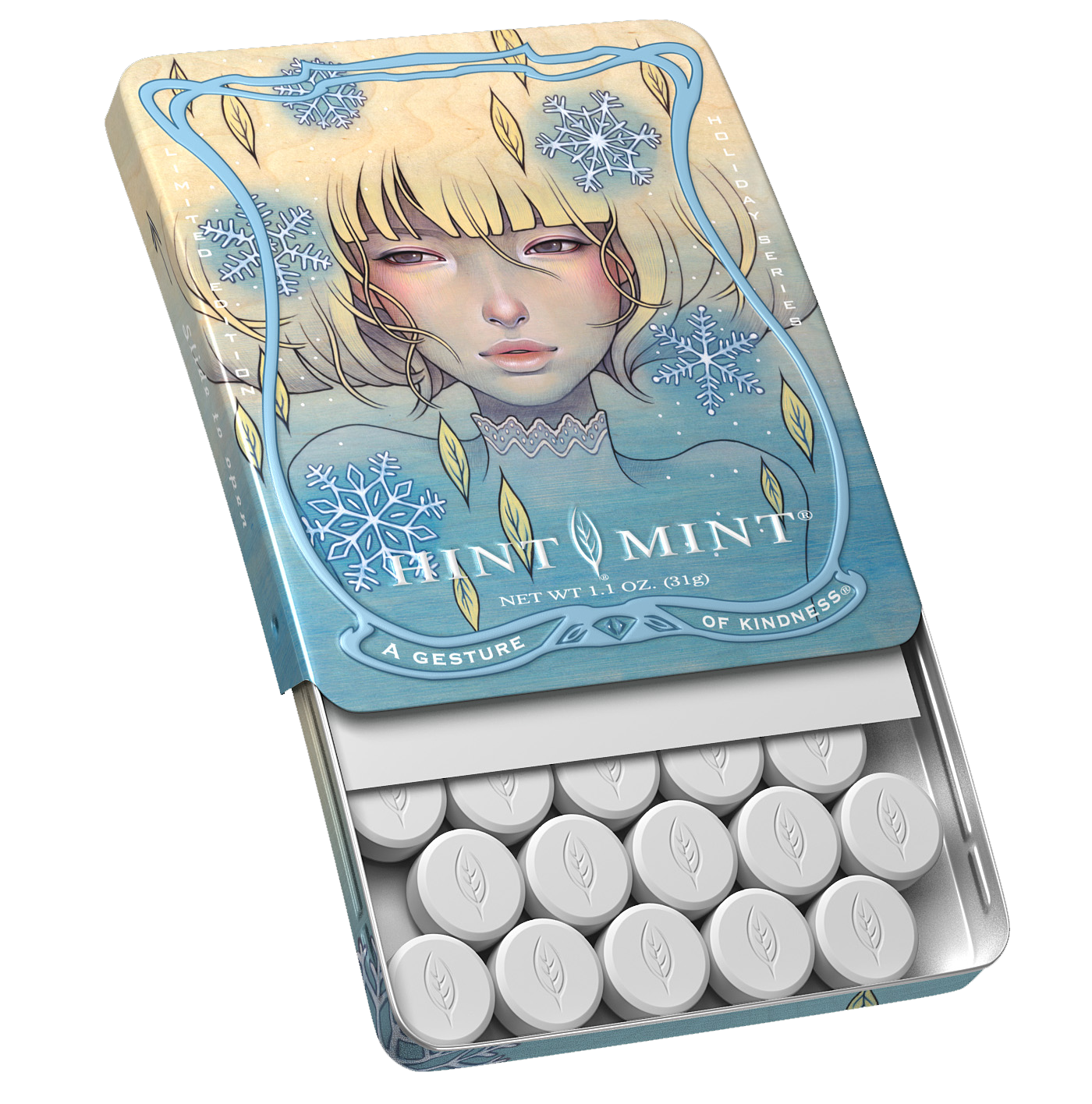 Audrey Kawasaki holiday peppermint 3D