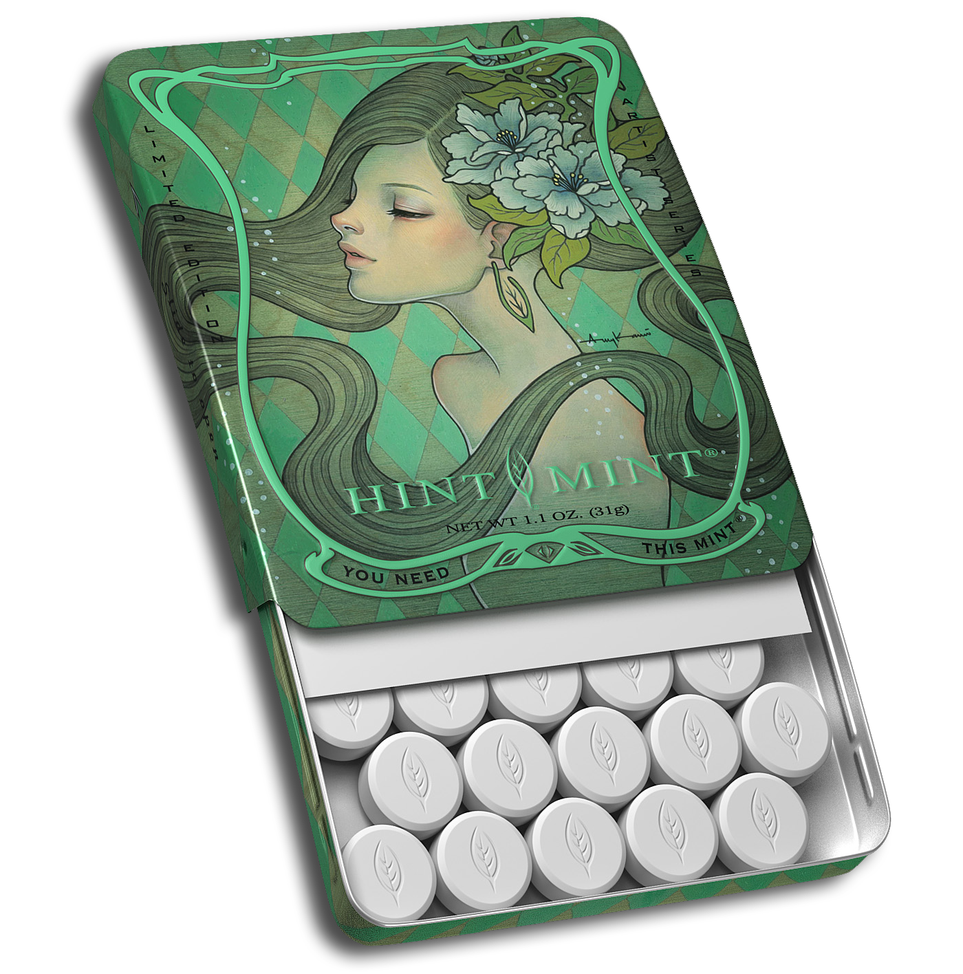 Audrey Kawasaki peppermint 3D